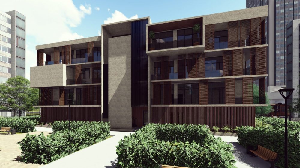 eskizuri tipis saxlis arqiteqtura