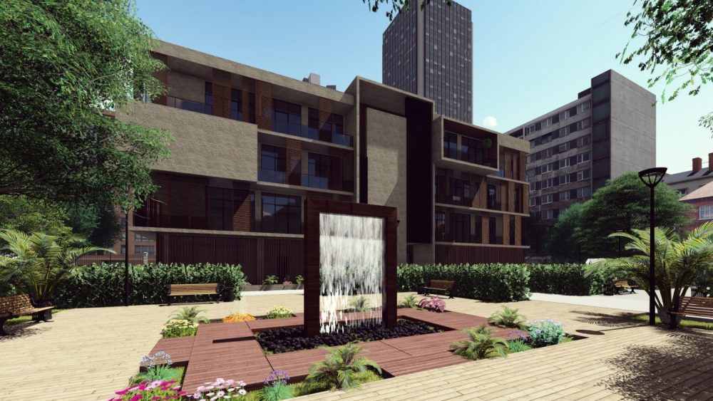 eskizuri tipis saxlis arqiteqtura