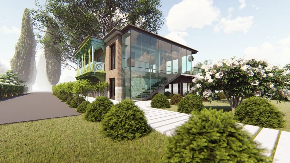 sastumros tipis saxlis arqiteqtura