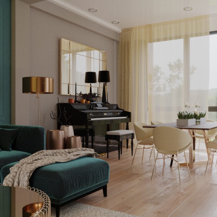 ინტერიერის დიზაინი ლისზე N3