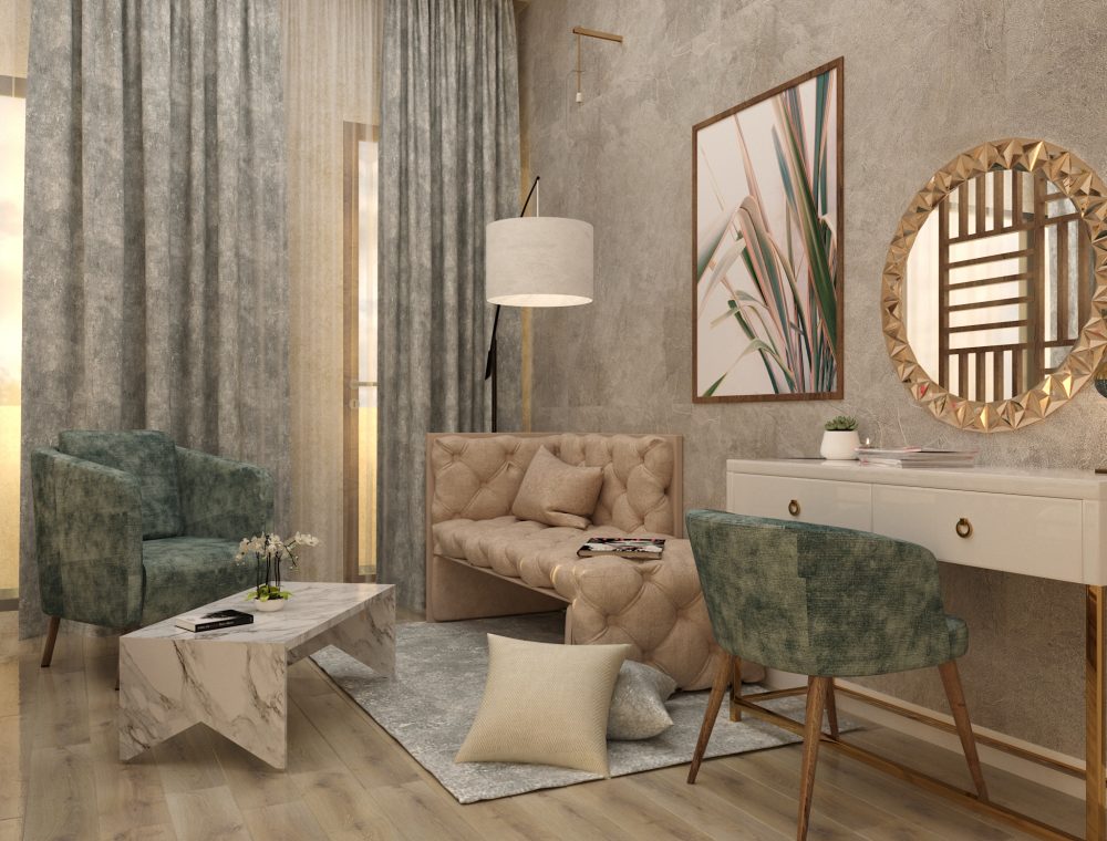 saxlis interieris dizaini