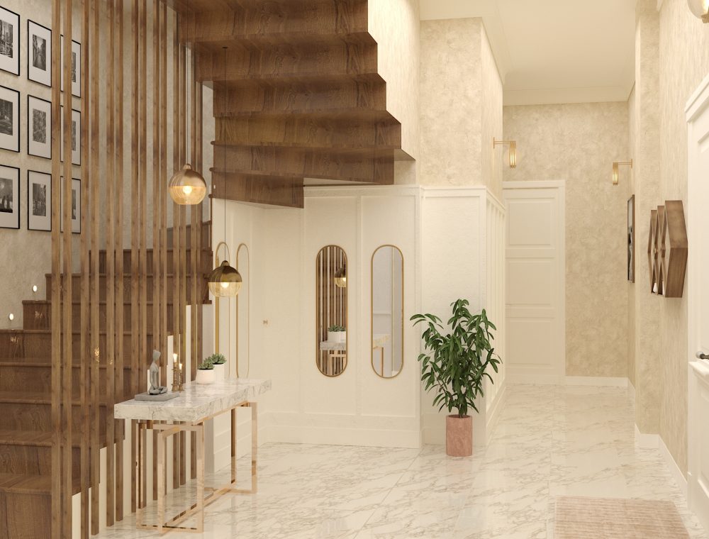 saxlis interieris dizaini