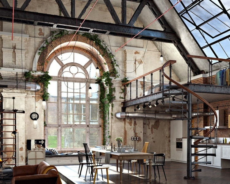 ინდუსტრიული სტილი ინდუსტრიული სტილი