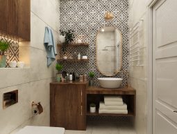 saxlis interieris dizaini piramidashi