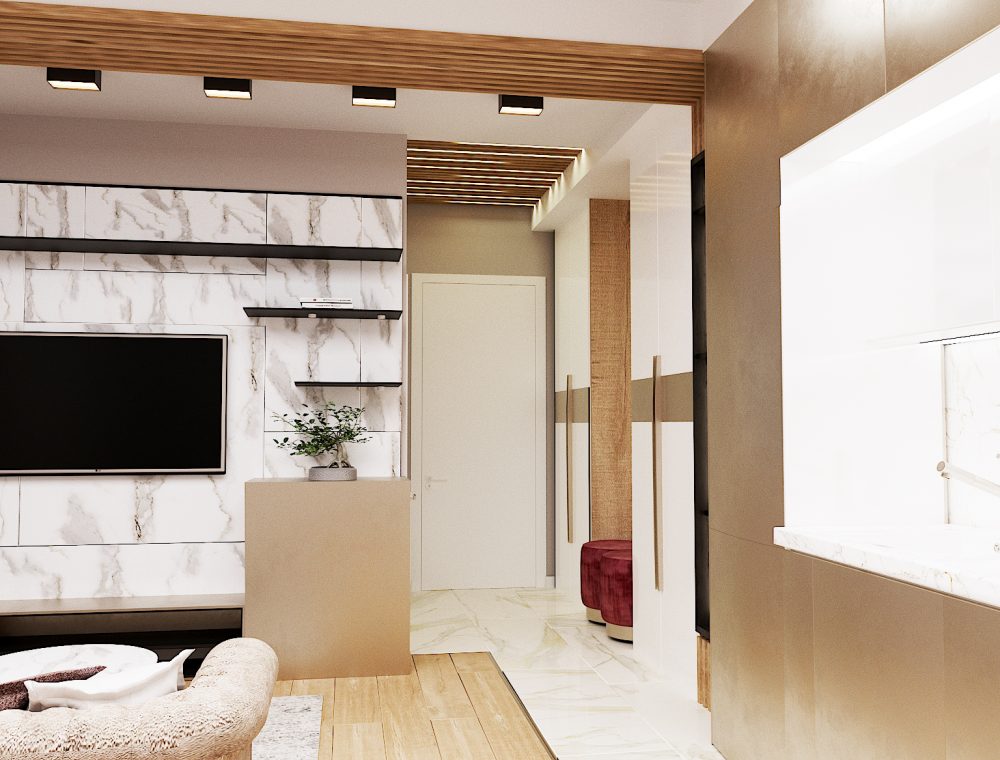 საცხოვრებელი სახლის დიზაინი მცხეთის ქუჩაზე