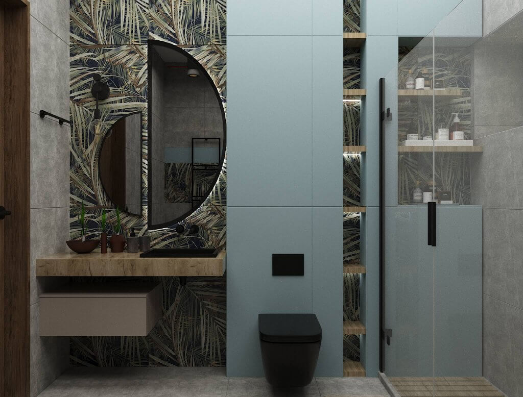 ბინა ოქროყანაში ინტერიერის დიზაინი