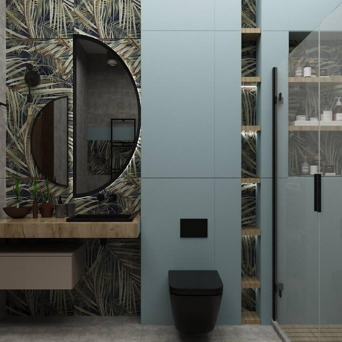 კერძო სახლი ოქროყანაში – ინტერიერის დიზაინი