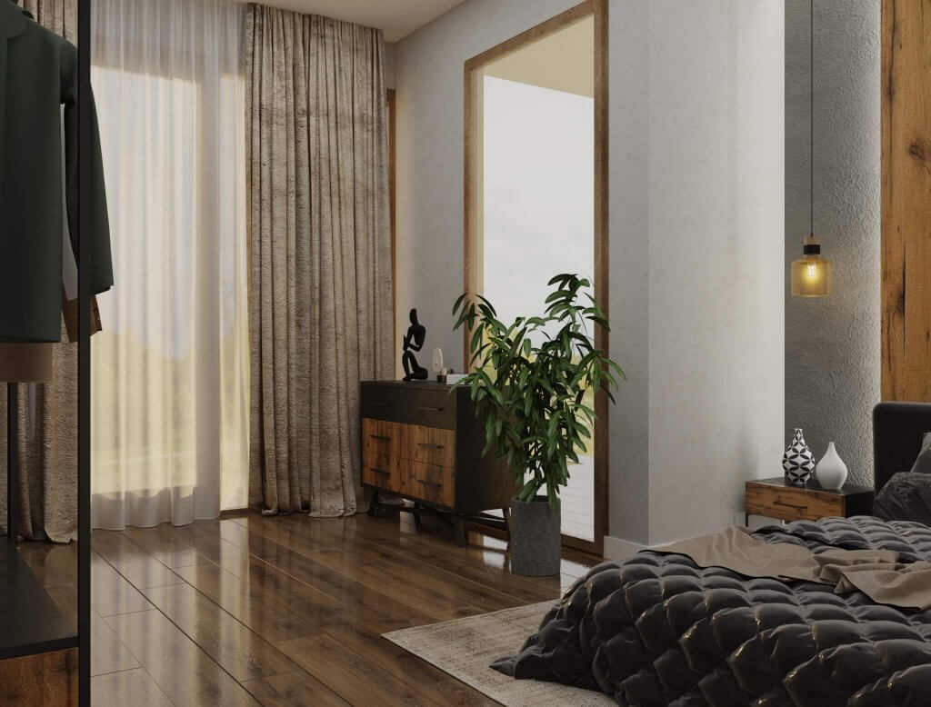 კერძო სახლი დიღომში ინტერიერის დიზაინი