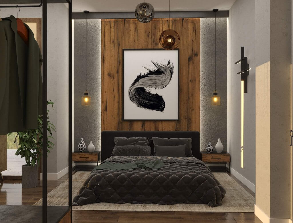 კერძო სახლი დიღომში ინტერიერის დიზაინი