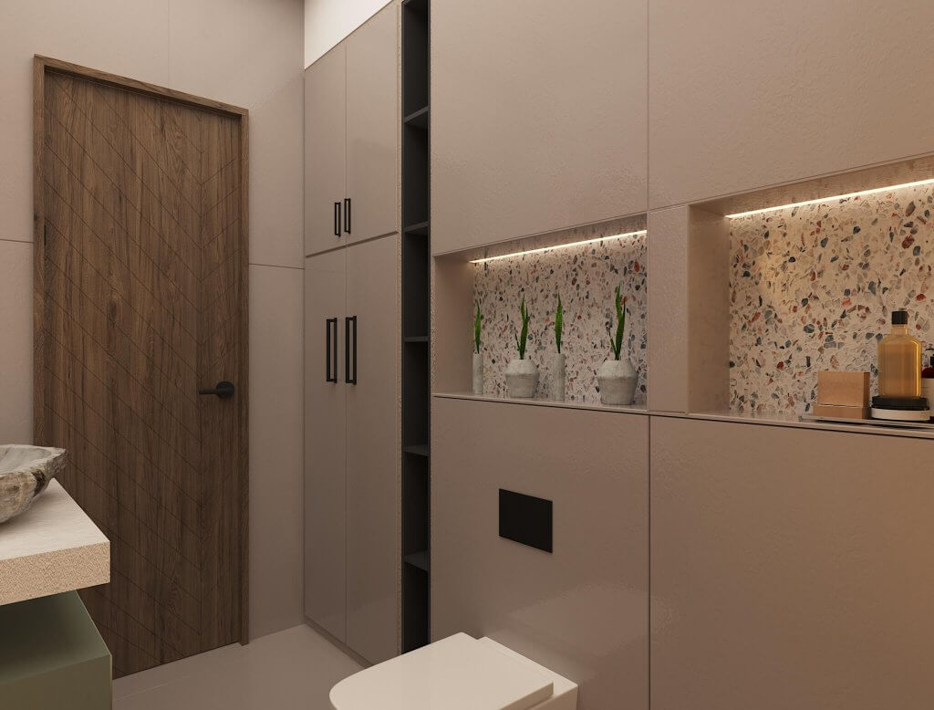 ბინა ოქროყანაში ინტერიერის დიზაინი