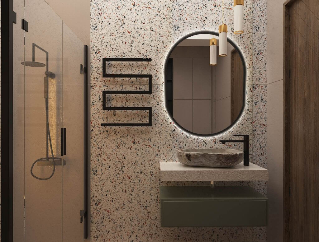 ბინა ოქროყანაში ინტერიერის დიზაინი