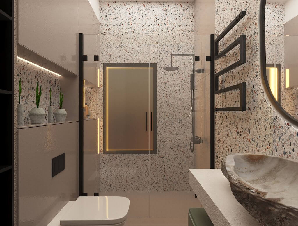 ბინა ოქროყანაში ინტერიერის დიზაინი