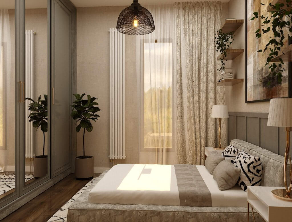 კერძო სახლი დიღომში ინტერიერის დიზაინი