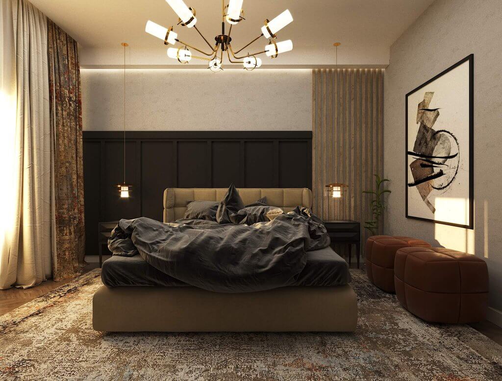 ბინა ოქროყანაში ინტერიერის დიზაინი