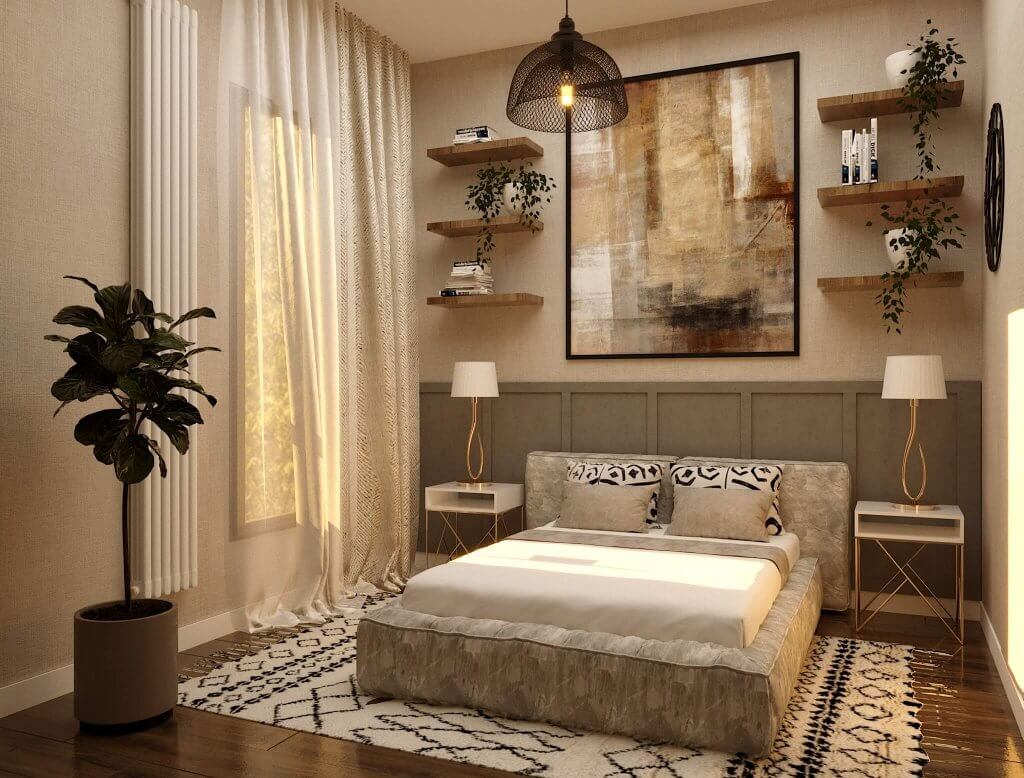 კერძო სახლი დიღომში ინტერიერის დიზაინი