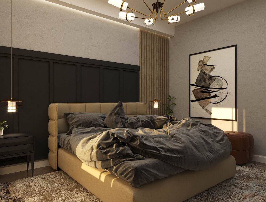 ბინა ოქროყანაში ინტერიერის დიზაინი