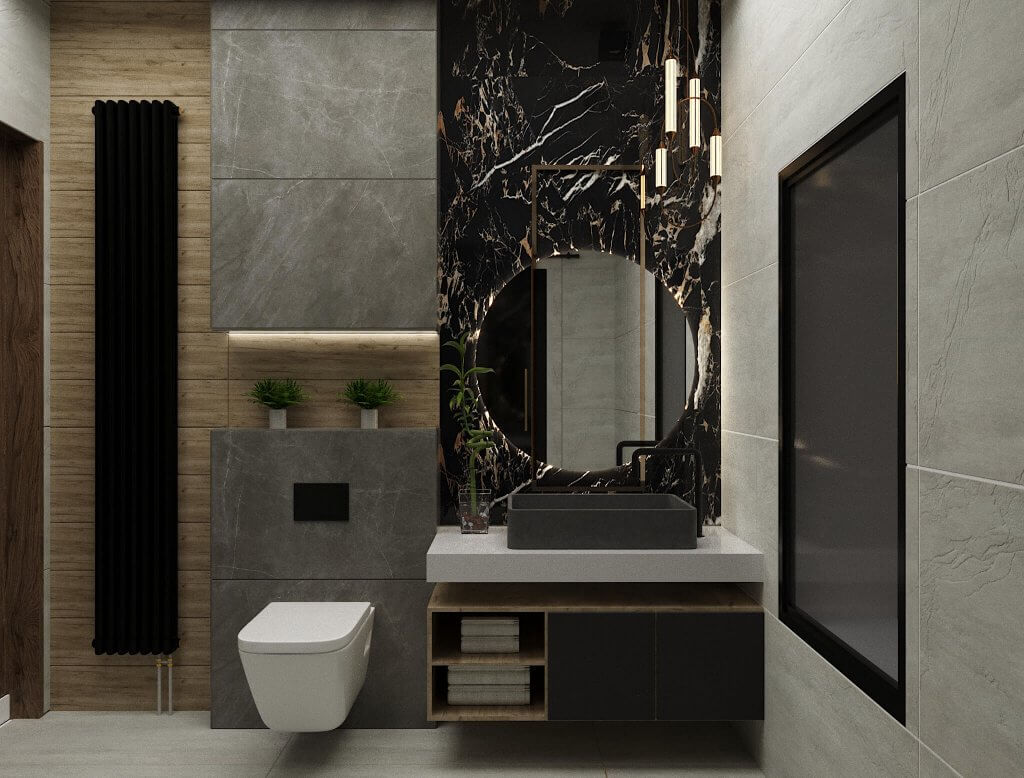 ბინა ოქროყანაში ინტერიერის დიზაინი