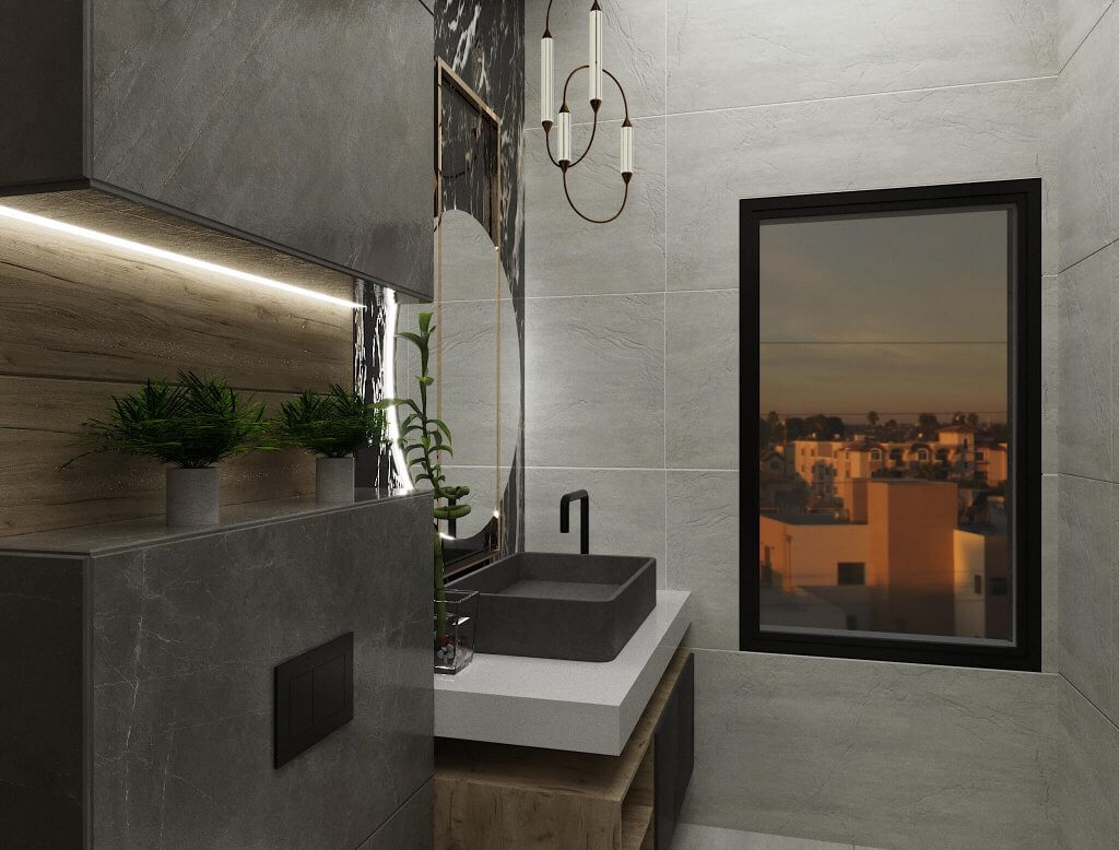 ბინა ოქროყანაში ინტერიერის დიზაინი