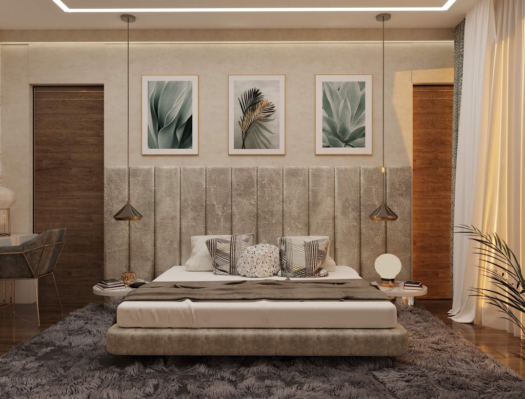 კერძო სახლი დიღომში ინტერიერის დიზაინი