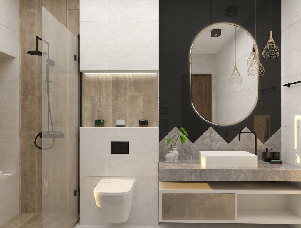 ბინა ოქროყანაში ინტერიერის დიზაინი