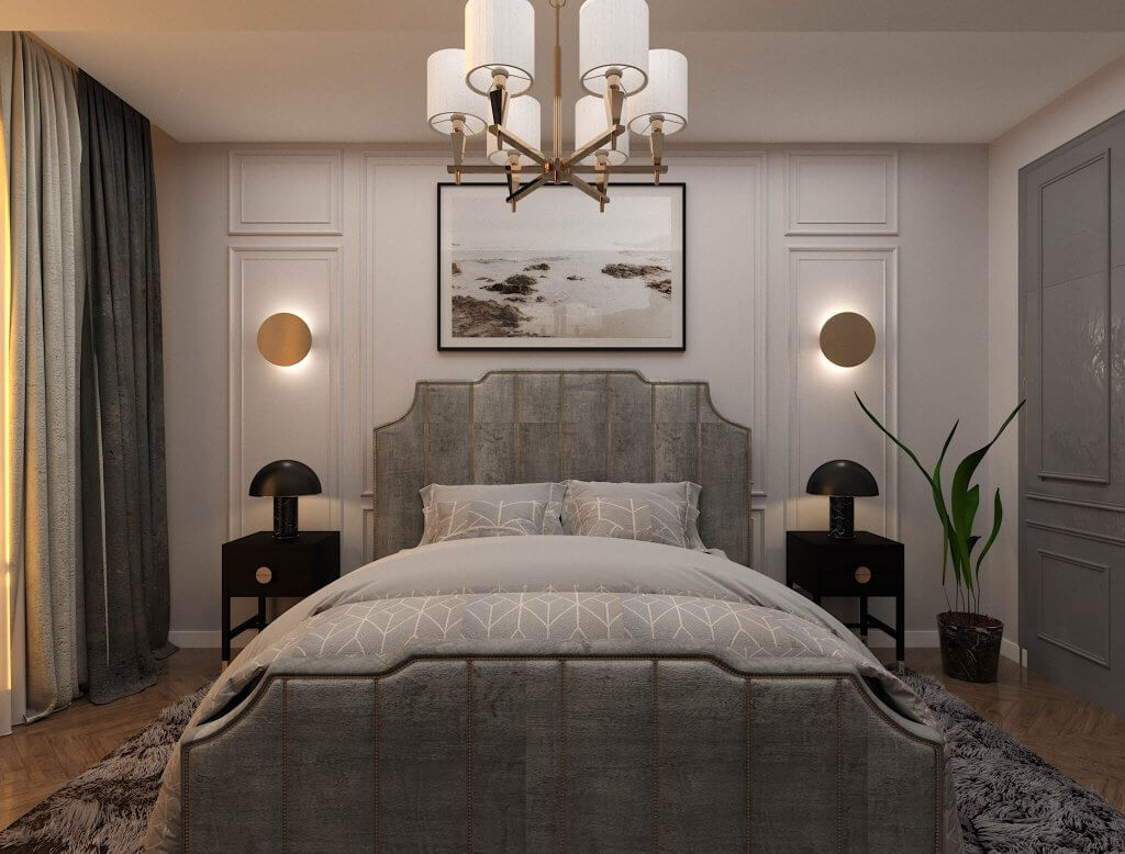 ბინა ოქროყანაში ინტერიერის დიზაინი