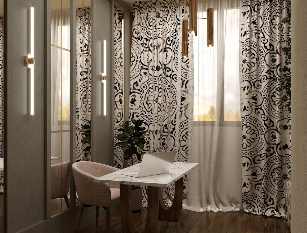 კერძო სახლი დიღომში ინტერიერის დიზაინი