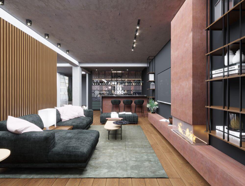 ბინა ფოთში - ინტერიერის დიზაინი