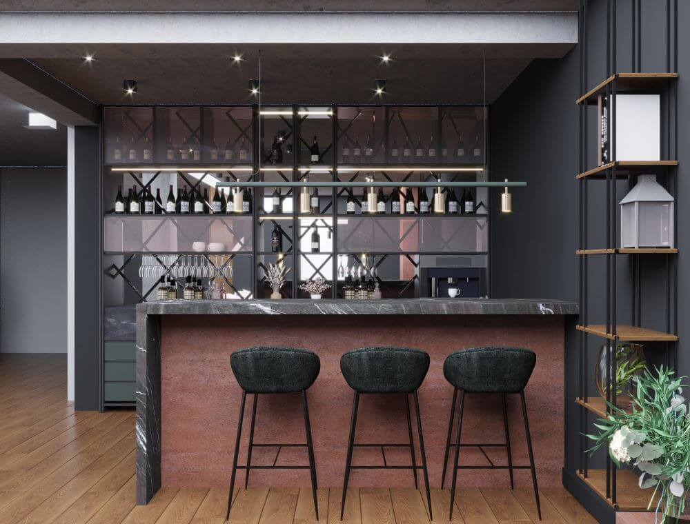 ბინა ფოთში - ინტერიერის დიზაინი