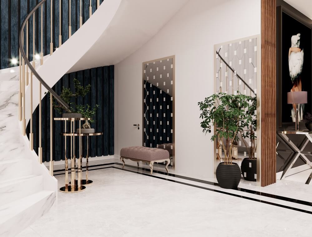 ბინა ფოთში - ინტერიერის დიზაინი