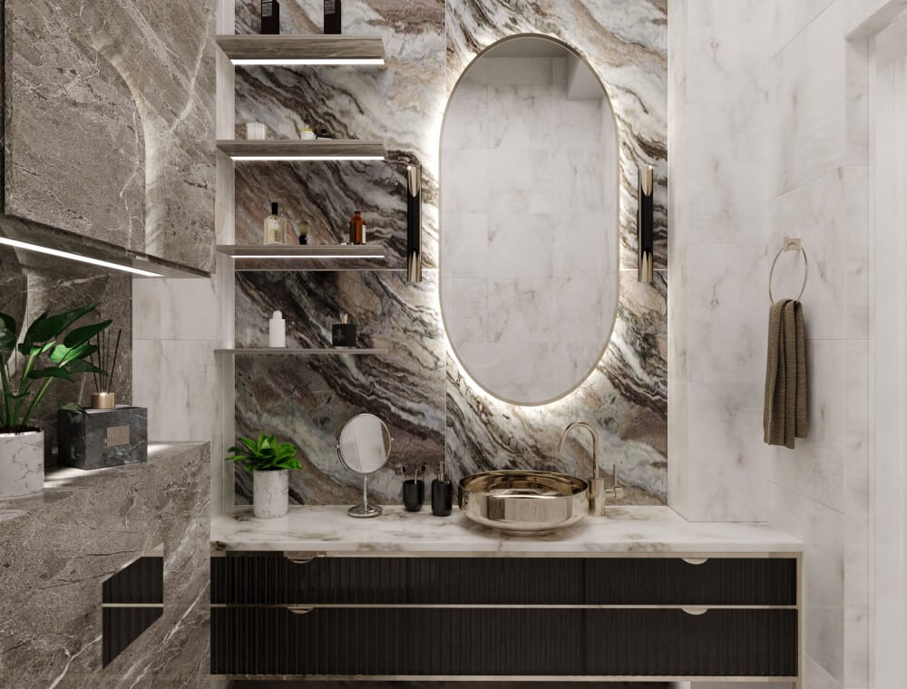 ბინა ფოთში - ინტერიერის დიზაინი