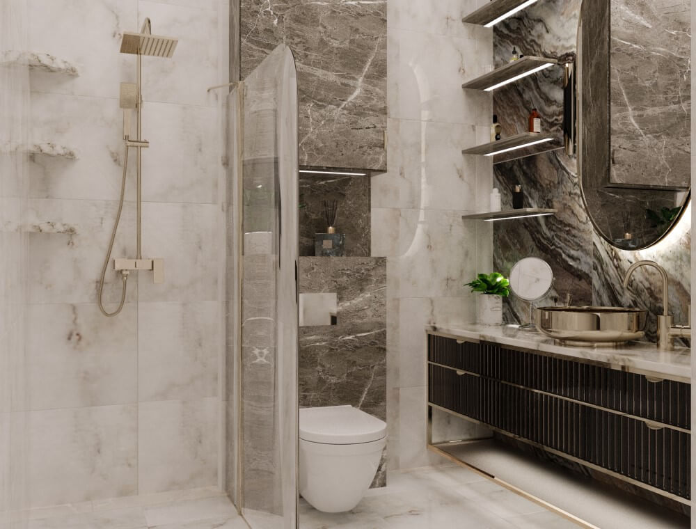 ბინა ფოთში - ინტერიერის დიზაინი