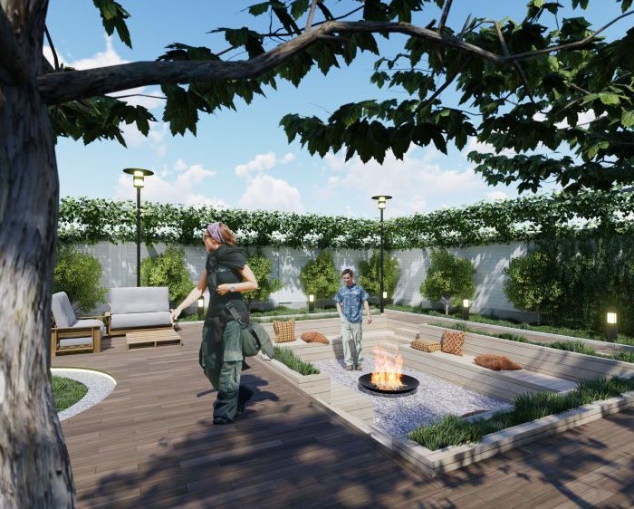 წყალტუბოში სასტუმროს ლანდშაფტის დიზაინი