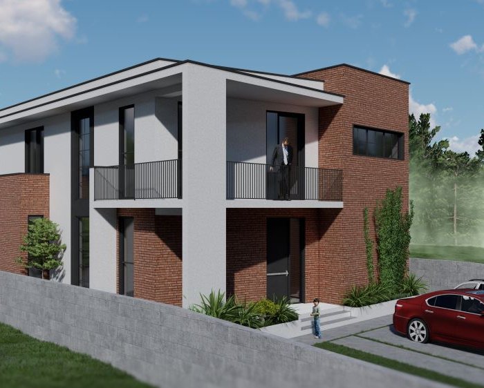 თხინვალა – კერძო სახლის არქიტექტურული პროექტი