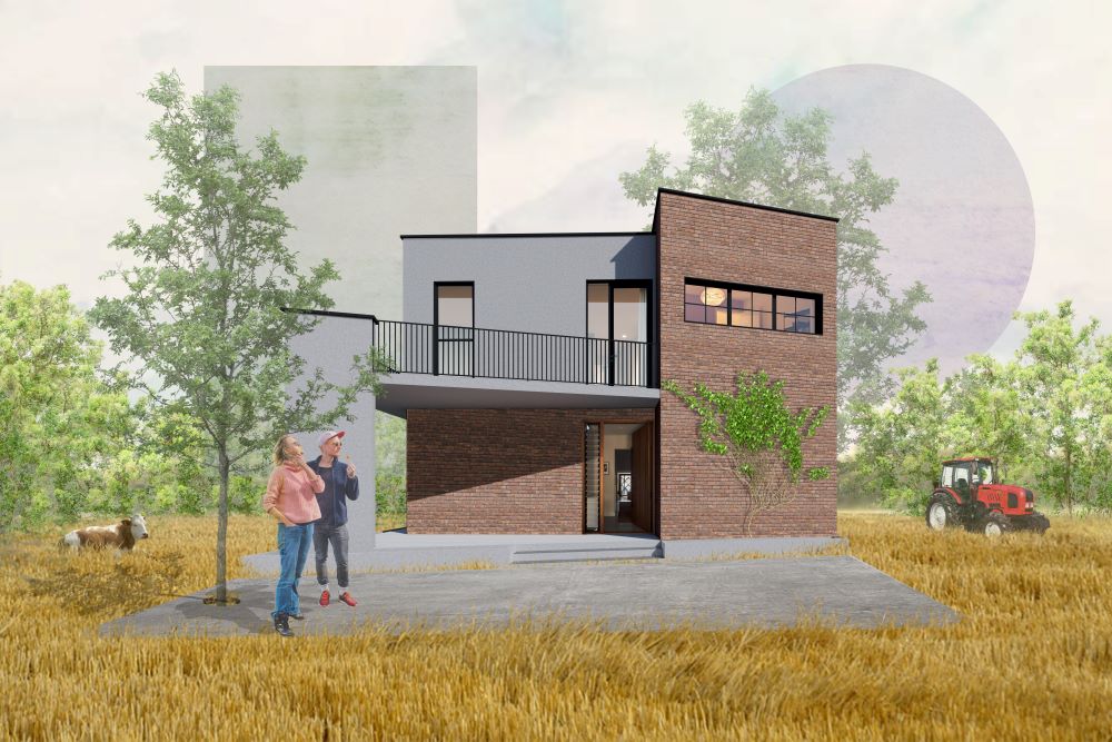 tkhinvala kerdzo saxlis arqiteqturuli proeqti