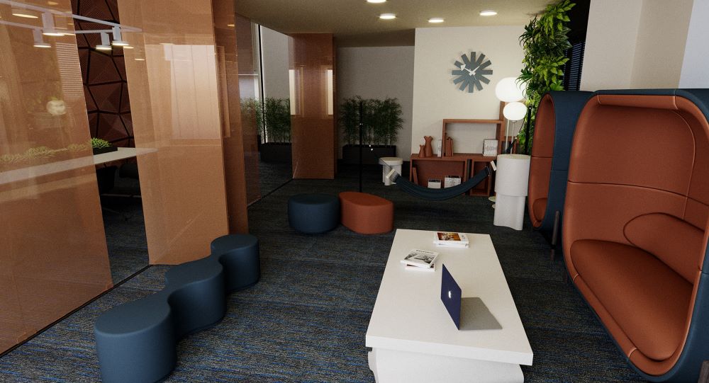 eskizuri proeqti fordis ofisistvis