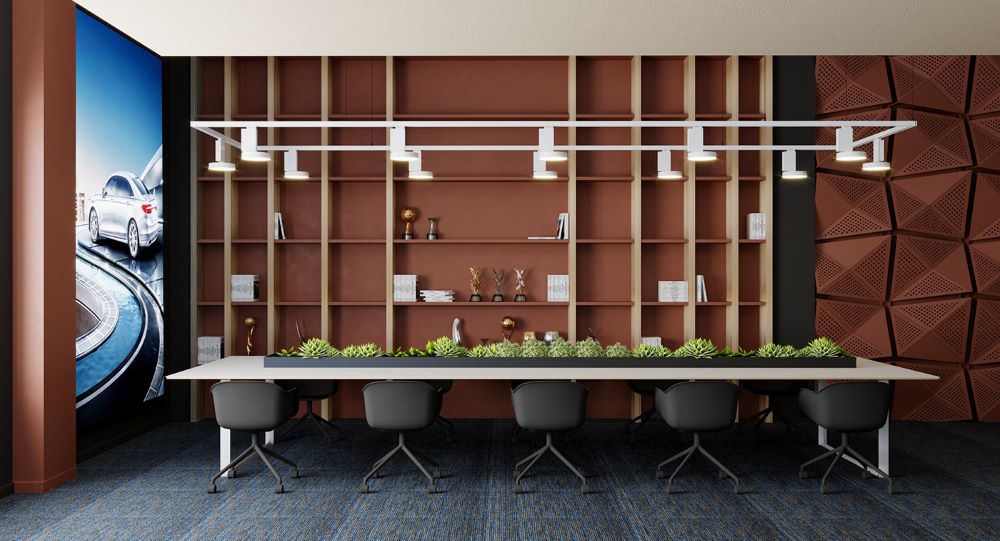 eskizuri proeqti fordis ofisistvis