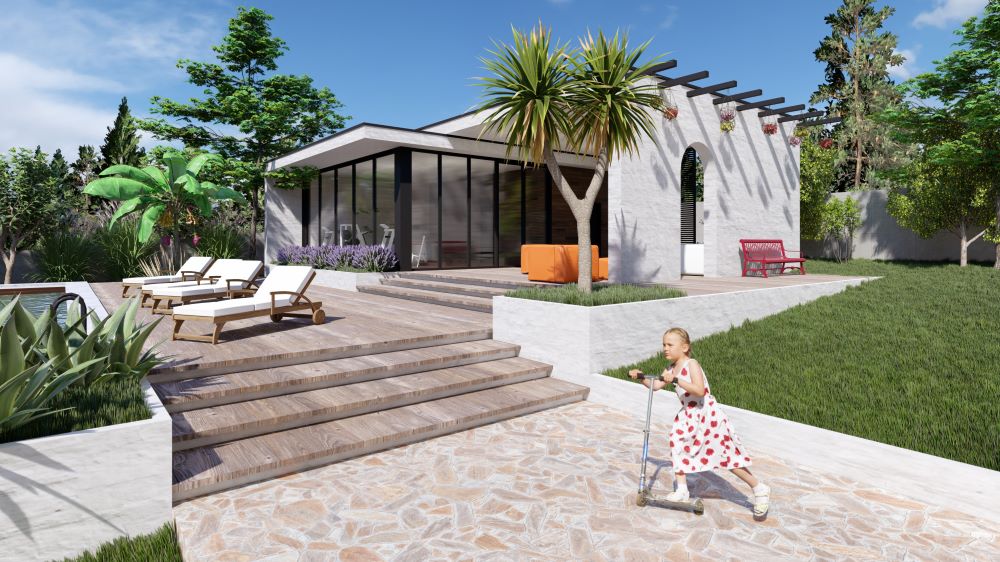 landshaftis dizaini proeqti tabaxmelashi