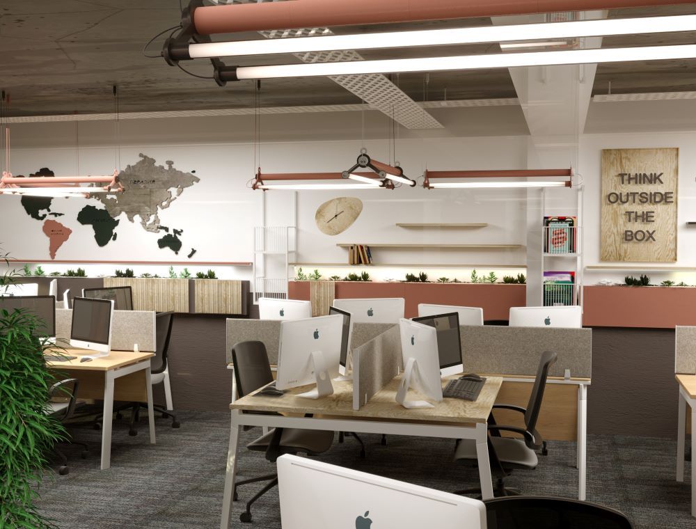 ofisi nafetvrebis gzaze interieris dizaini