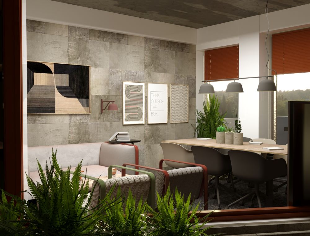 ofisi nafetvrebis gzaze interieris dizaini