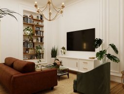 სახლი ვერაზე - ინტერიერის დიზაინ პროექტი