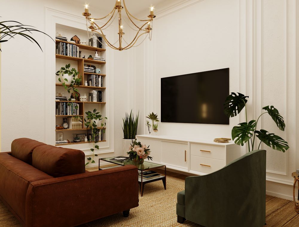 სახლი ვერაზე - ინტერიერის დიზაინ პროექტი