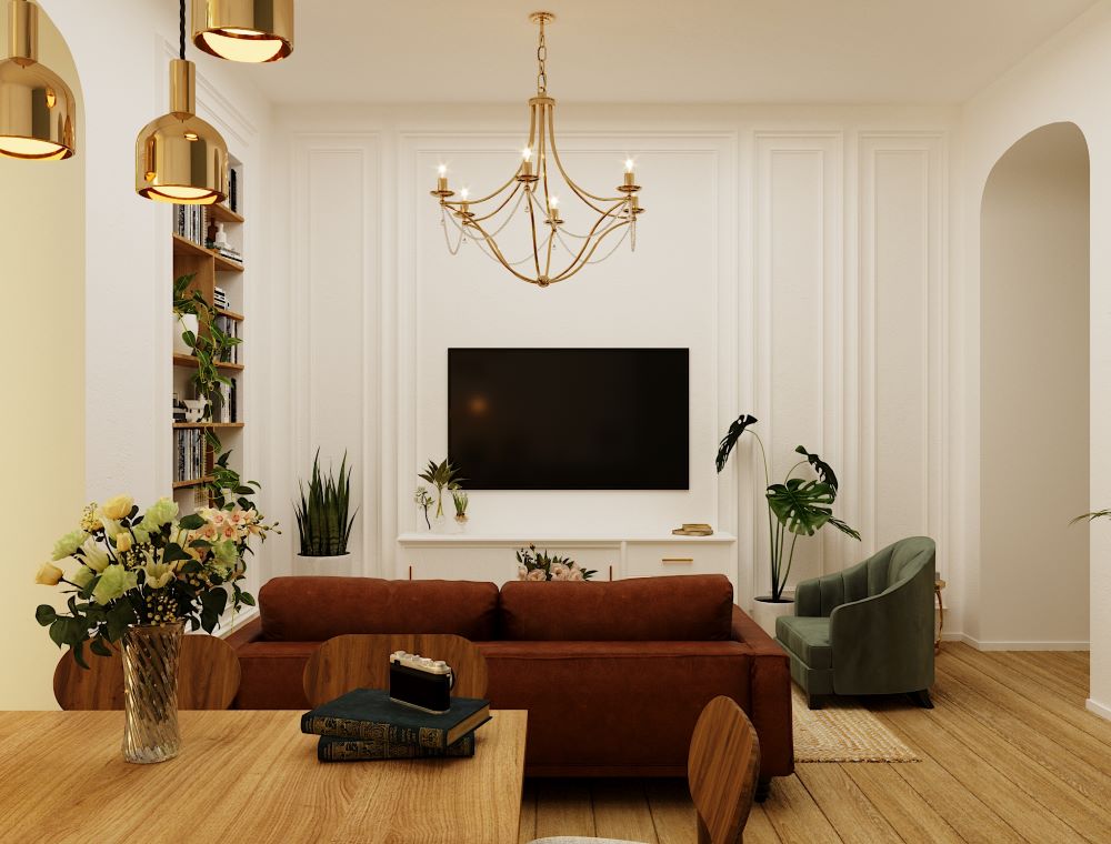 სახლი ვერაზე - ინტერიერის დიზაინ პროექტი