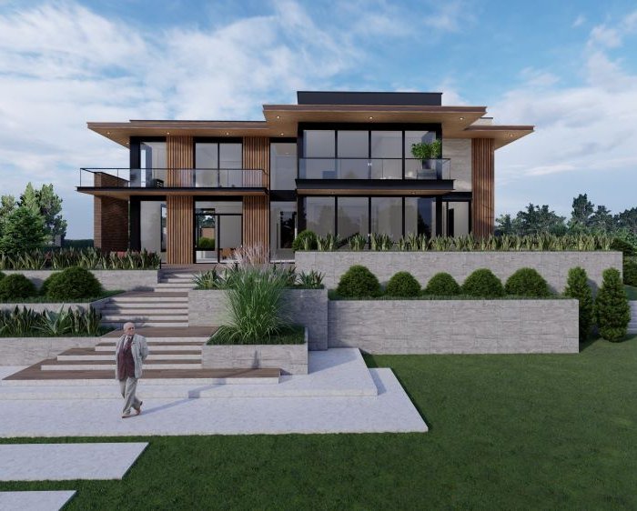 ლისი | კერძო სახლის არქიტექტურული პროექტი