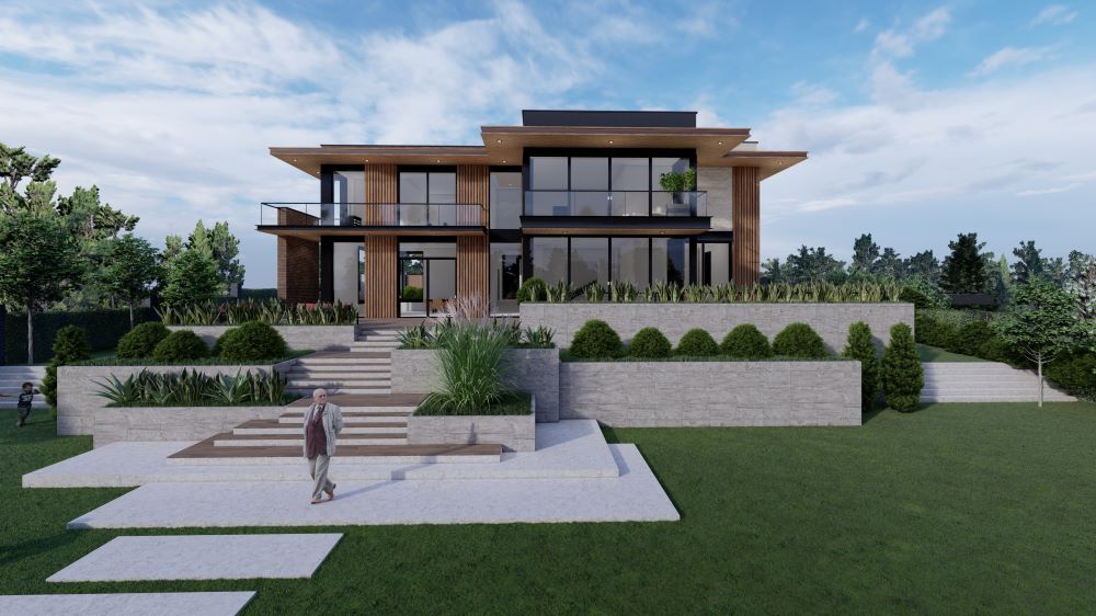 ლისი | კერძო სახლის არქიტექტურული პროექტი