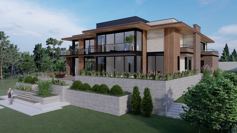 ლისი | კერძო სახლის არქიტექტურული პროექტი