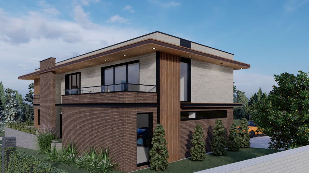 ლისი | კერძო სახლის არქიტექტურული პროექტი