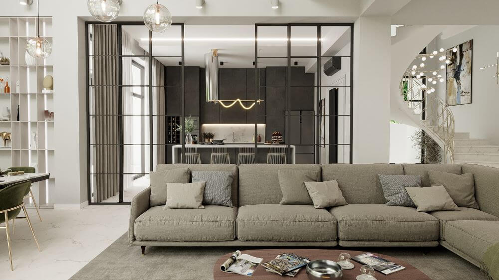 ოქროყანა | ინტერიერის დიზაინ პროექტი