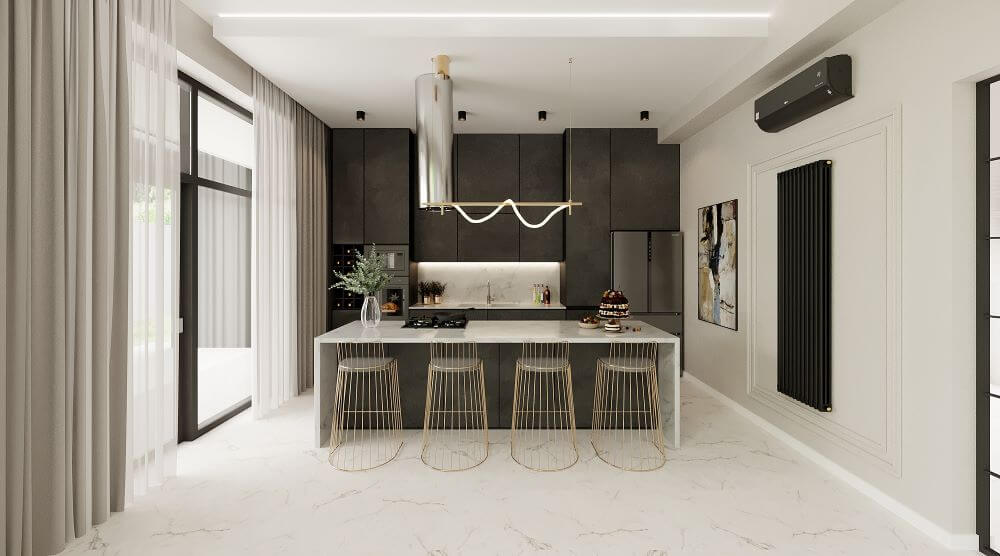 ოქროყანა | ინტერიერის დიზაინ პროექტი