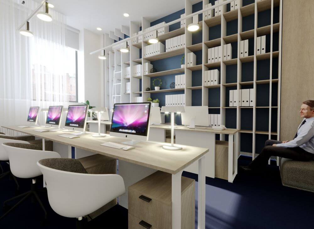 ინტერიერის დიზაინი | განათლების სამინისტროს კაბინეტი