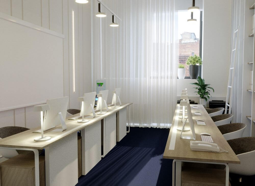 ინტერიერის დიზაინი | განათლების სამინისტროს კაბინეტი